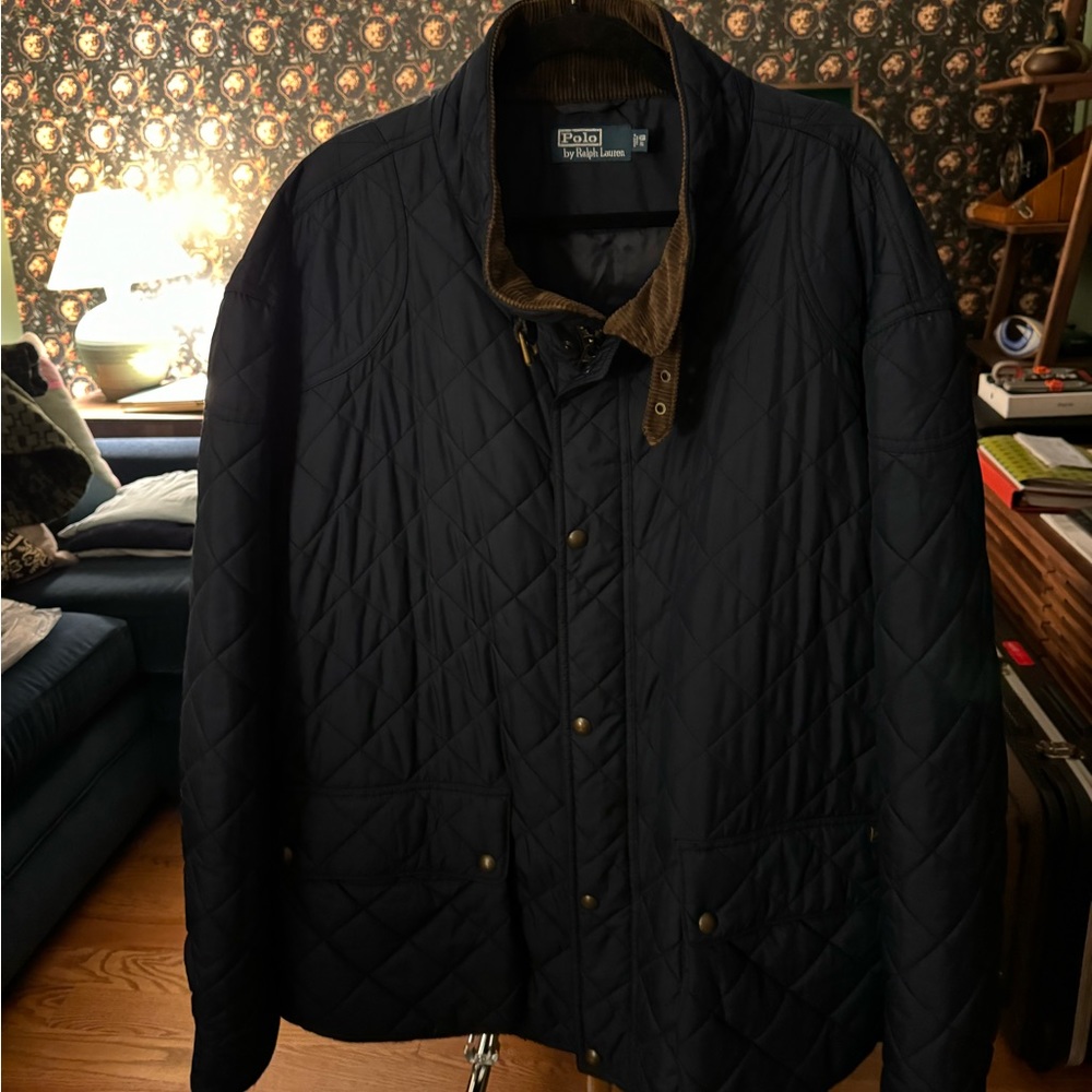 Quilted Ralph Lauren 4XB Navy Jacket